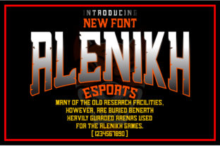Alenikh Sports: A Bold Blackletter Font for Editorial Design