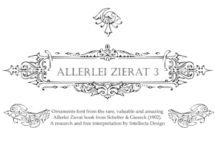 Allerlei Zierat 3: A Vintage Font for Bold Campaigns