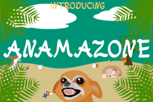 Anamazone: A Playful Decorative Font for Editorial Design