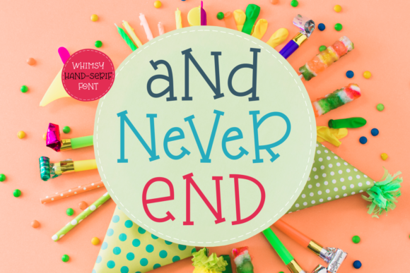 And Never End: A Playful Serif Font for Web Design