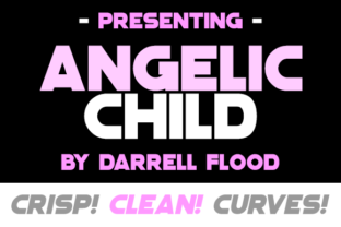 Angelic Child Font for Crafters