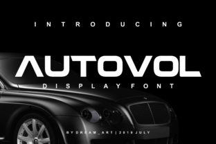 Autovol: A Bold Sans Serif Font for Modern Makers