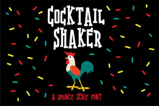 Cocktail Shaker: A Serif With Attitude
