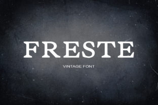 Freste: A Classic Serif Font for Crafters