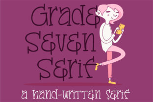 Grade Seven: A Whimsical Serif Font for Digital Design