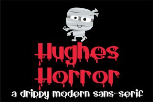Hughes Horror: A Drippy Sans Serif Typeface for Bold Editorial Design