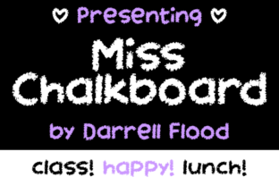 Miss Chalkboard Font for Small Business Branding