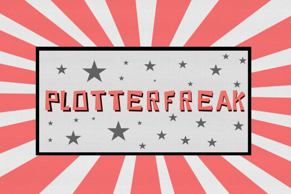 Plotterfreak: A Spooky Display Font for Web Design