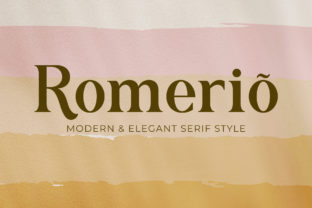 Romerio: A Classic Serif Font for Modern Campaigns