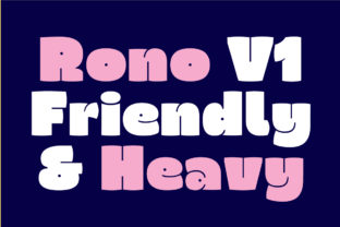 Rono: A Cheerful Sans Serif Font for Editorial Design