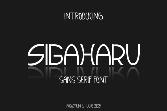 Sigaharu: The Sans Serif Font for Bold Branding