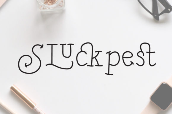 Sluckpest: A Playful Serif Font for Memorable Branding