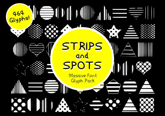 Strips Spots: A Playful Font for Bold Branding