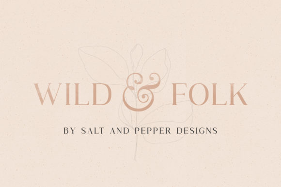 Wild Folk Serif Font for Makers
